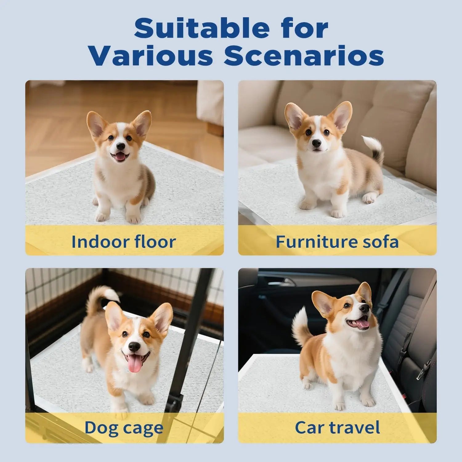 white absorbent pet training pad from charcoal pet training pads 50-pack designed for effective pet hygiene and cleanup