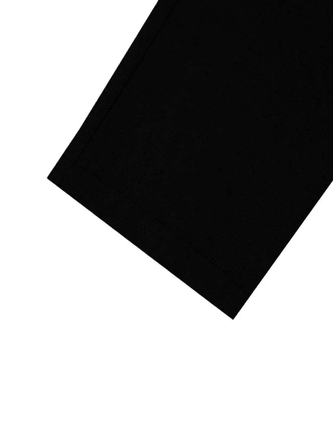black rectangular fabric panel representing the ice silk material used in men’s slim fit ice silk business casual trousers