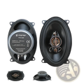 Black 4x6 inch pertors fcx460 car speakers with silver center cone and black surround 500w coaxial audio system