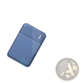 Blue 5000mAh portable power bank with textured surface and subtle branding for mini charger use