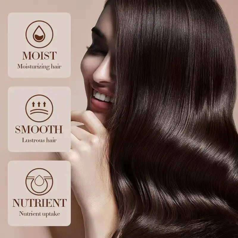 Aceite de batana para el crecimiento del cabello y aceite esencial nutritivo que promueve un cabello castaño profundo y brillante con una textura lisa y humectada