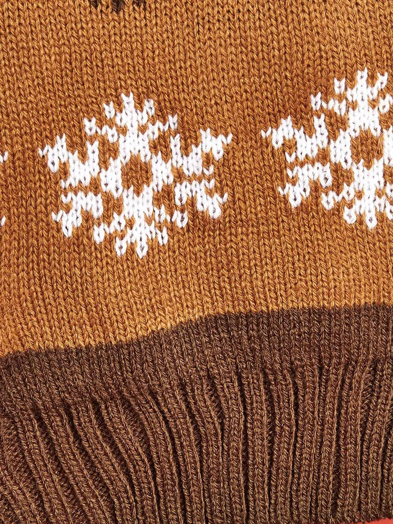Suéter de Navidad para Perro Copo de Nieve Ropa de Invierno para Mascotas