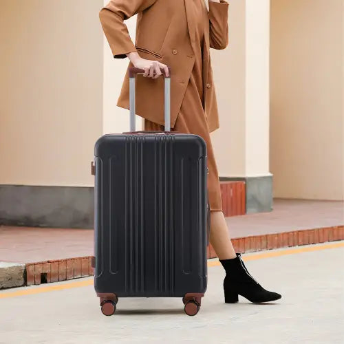 3 Piece Abs Spinner Luggage Set with Tsa Lock