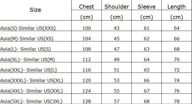 Size chart for a women’s dress showing chest shoulder sleeve and length measurements in centimeters for asian sizes S to 5XL in a Viking Odin graphic 3d print unisex streetwear hoodie product listing.