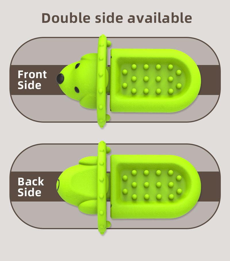Dog Crate Slow Feeder Rubber Lick Pad Training Tool