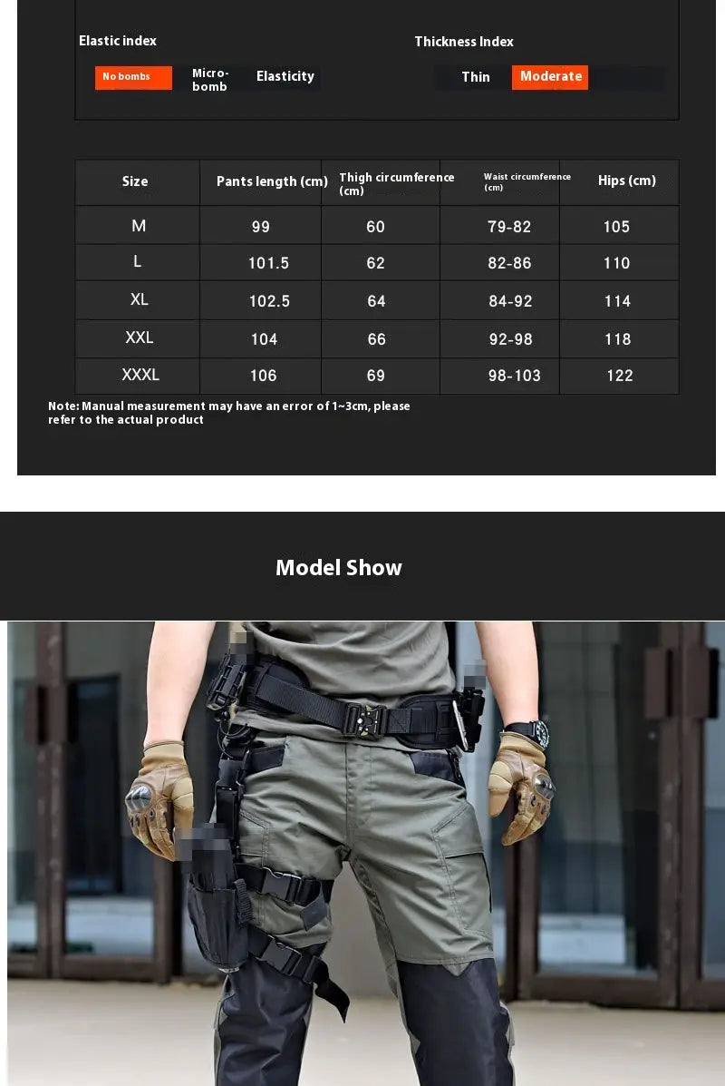 pantalon tactique cargo olive vert ix6 pour hommes, pour l’été, doté de plusieurs poches et d’une couture renforcée pour une meilleure durabilité