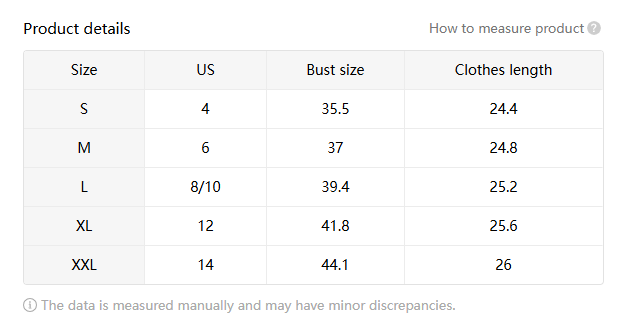 A womens fitted dress with ruched button front, crew neck, long sleeves, and detailed bust and length measurements for sizes S through XXL.