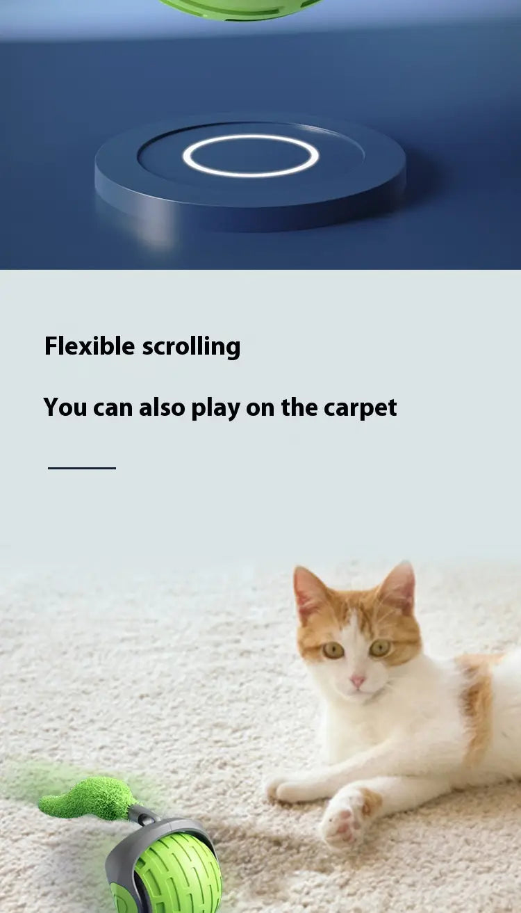 Interactive Cat Toy Ball Smart Electric Usb Rechargeable
