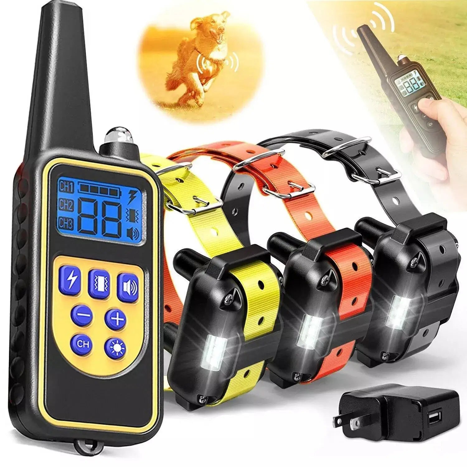 Dog Training Collar 3000 Ft Waterproof Remote