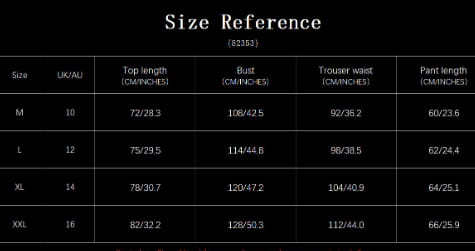 Size reference chart for men traditional Bavarian lederhosen costume showing garment measurements in inches for sizes medium to XXL.