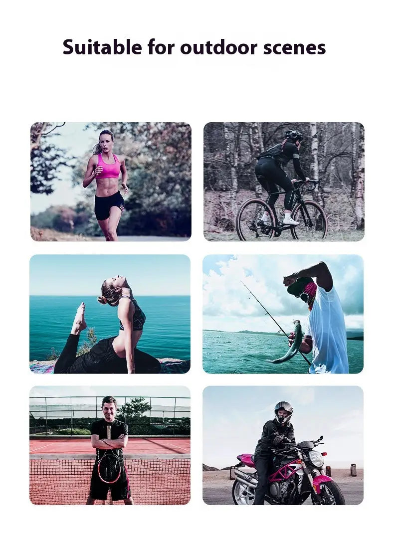 The image shows an animal pattern sun protection balaclava mask designed for outdoor activities including running, cycling, yoga, fishing, tennis, and motorcycle riding.