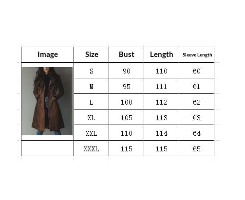 Manteau long en trench-coat marron pour femmes, présentant un design classique avec des boutons visibles et adapté à l’habillement western.