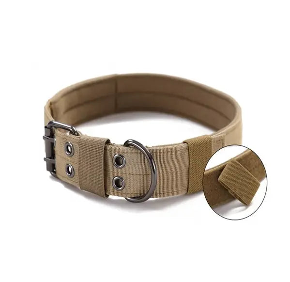 Tactical Dog Collar Heavy Duty Nylon Metal Buckle