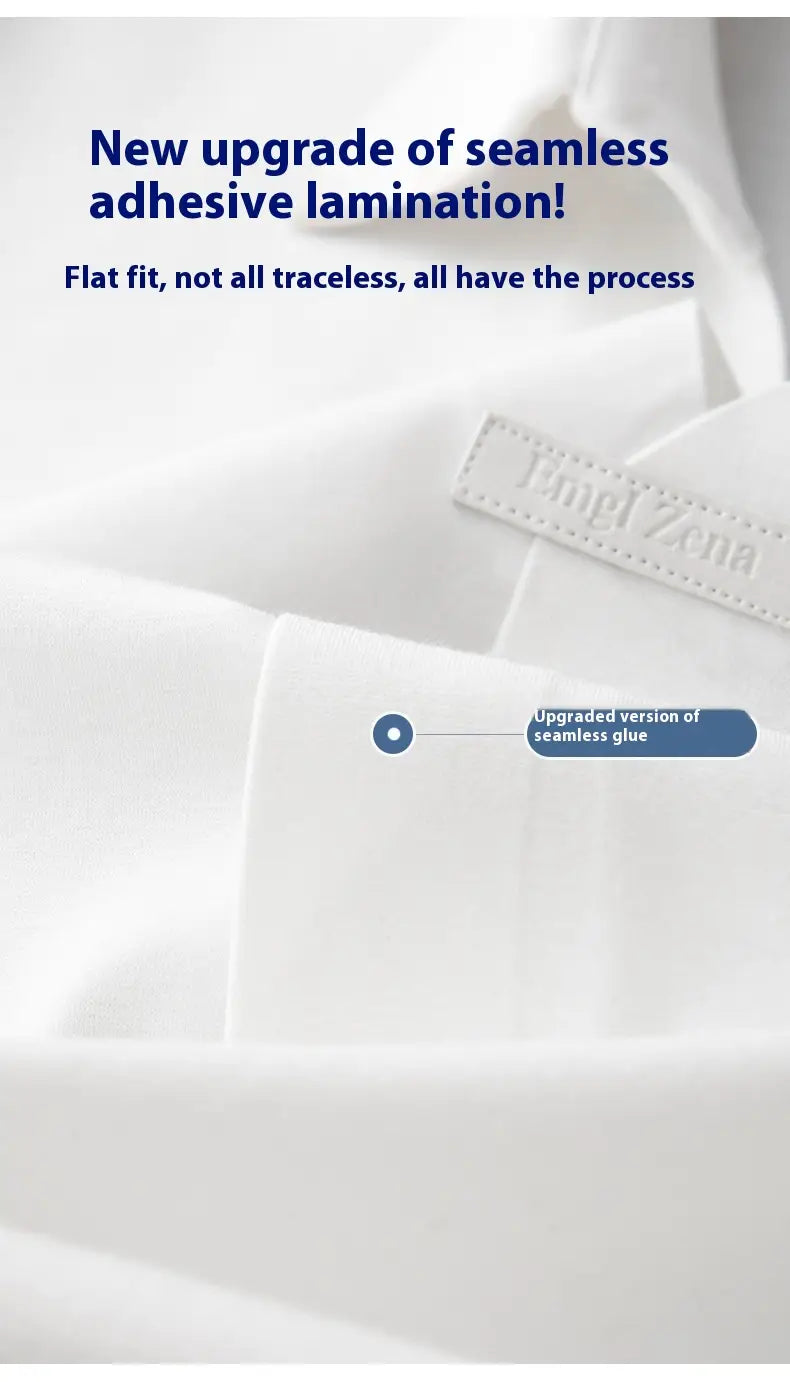 Herren-Slim-Fit-Poloshirt aus melierter Baumwollmischung mit Strukturoptik