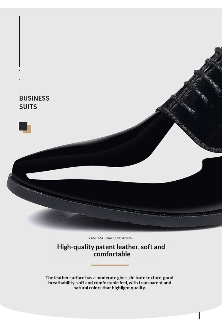 Navy Two Tone Velvet and Patent Leather Oxford Shoes