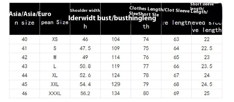 Größentabelle für Herren-Kontrast-Karierte-Langarm-Hemden für Anzugzwecke, die Maße in den asiatischen, europäischen und US-UK-Größensystemen zeigt.