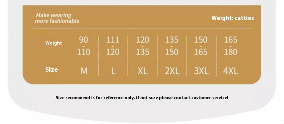 A beige rectangular size chart with black text displaying weight and size options for men slim fit knit cardigan sweater in olive green.