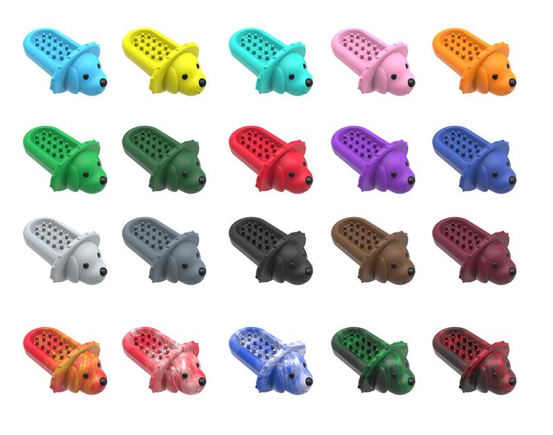 Dog Crate Slow Feeder Rubber Lick Pad Training Tool