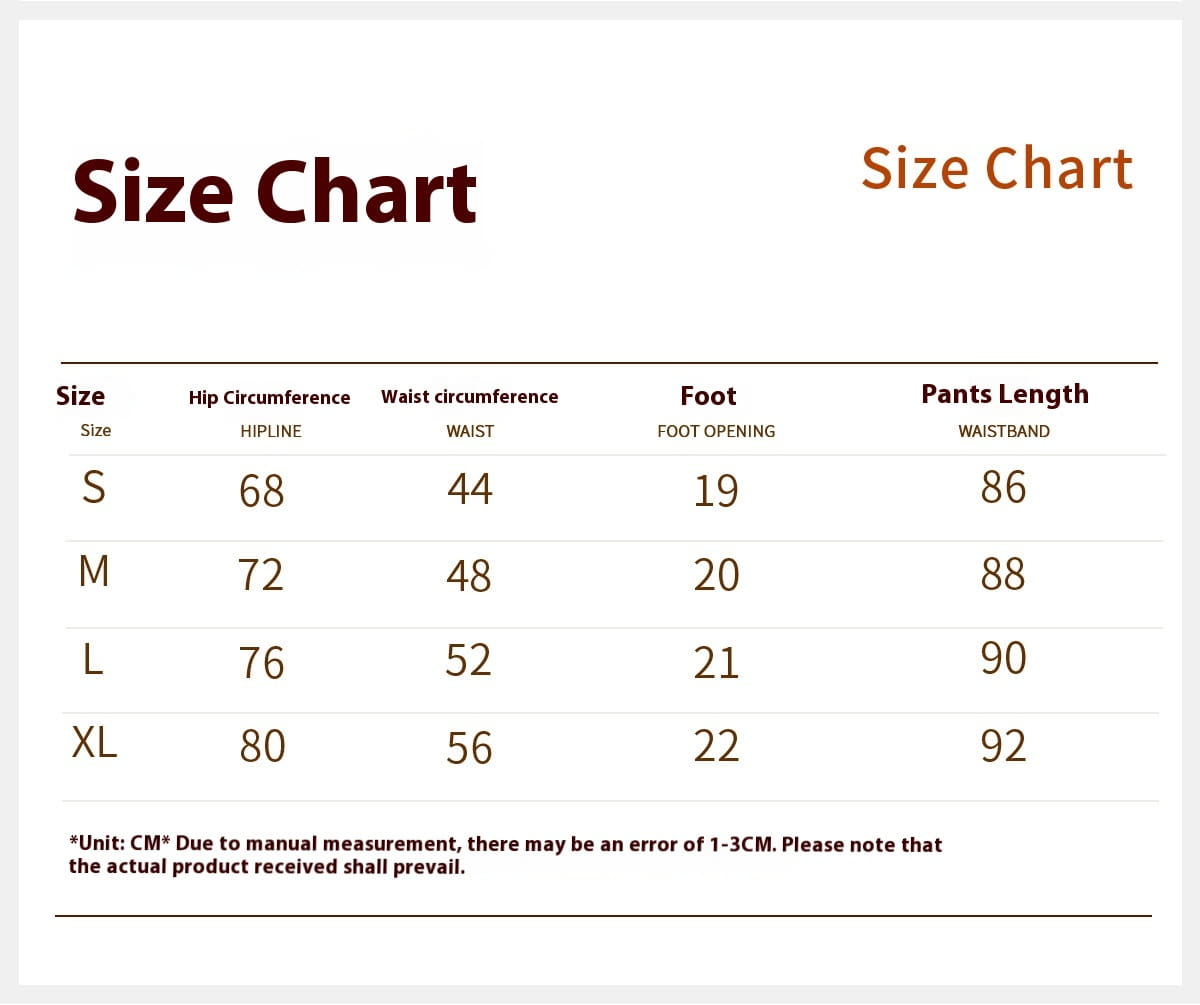 Tableau des tailles affichant des mesures en centimètres pour des leggings de sport à taille haute, effet nu, à séchage rapide, disponibles en tailles S, M, L et XL.
