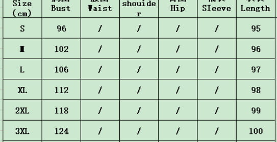 The image shows a size chart with measurements in centimeters for a sleeveless button down ruffle hem summer dress available in sizes S through 3XL.