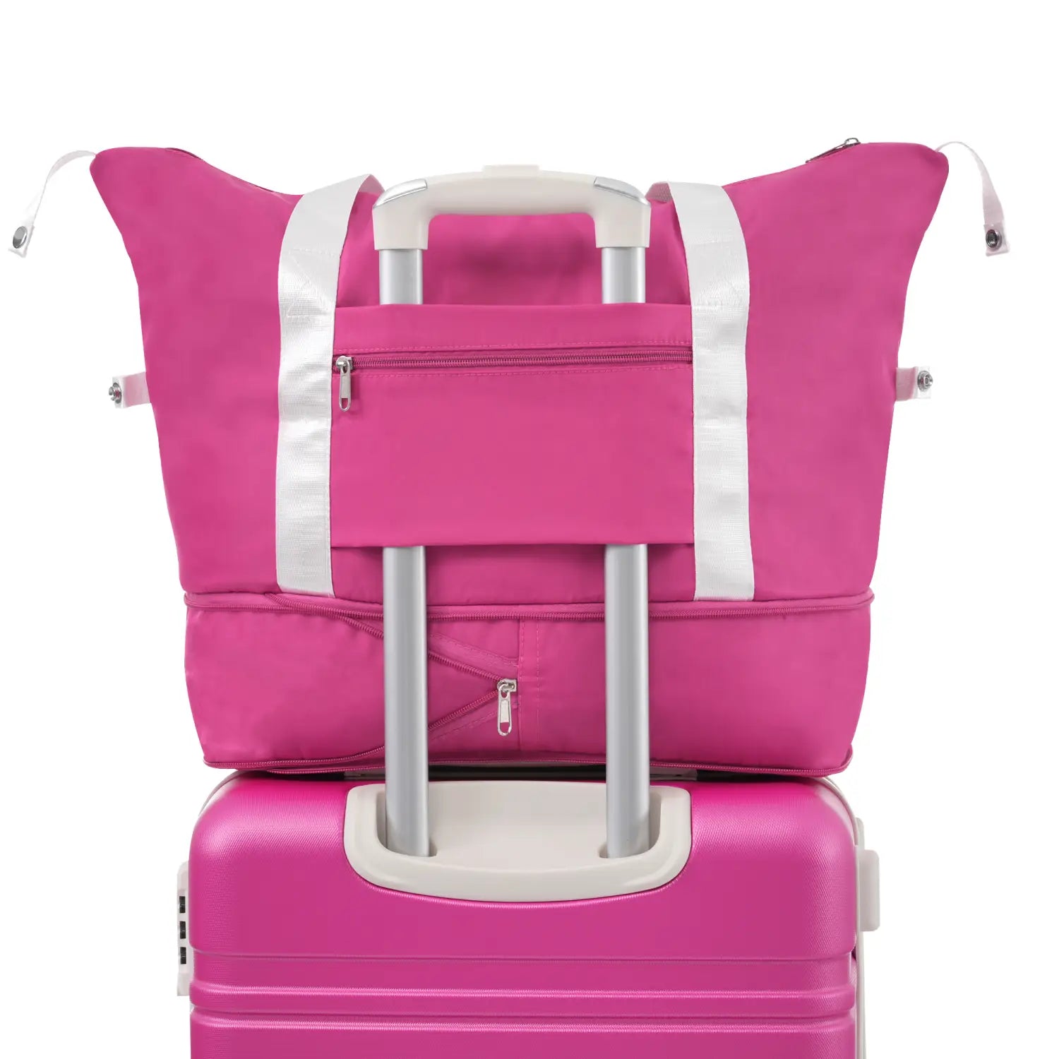 Hardshell Luggage Sets with Bags Lightweight Suitcase Double Spinner Wheels with Tsa Lock,single Vintage Luggage 24