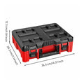 Multi‑Function Hardware Tool Storage Box Stackable Combined Organizer Case Household Parts Container for Workshop Garage