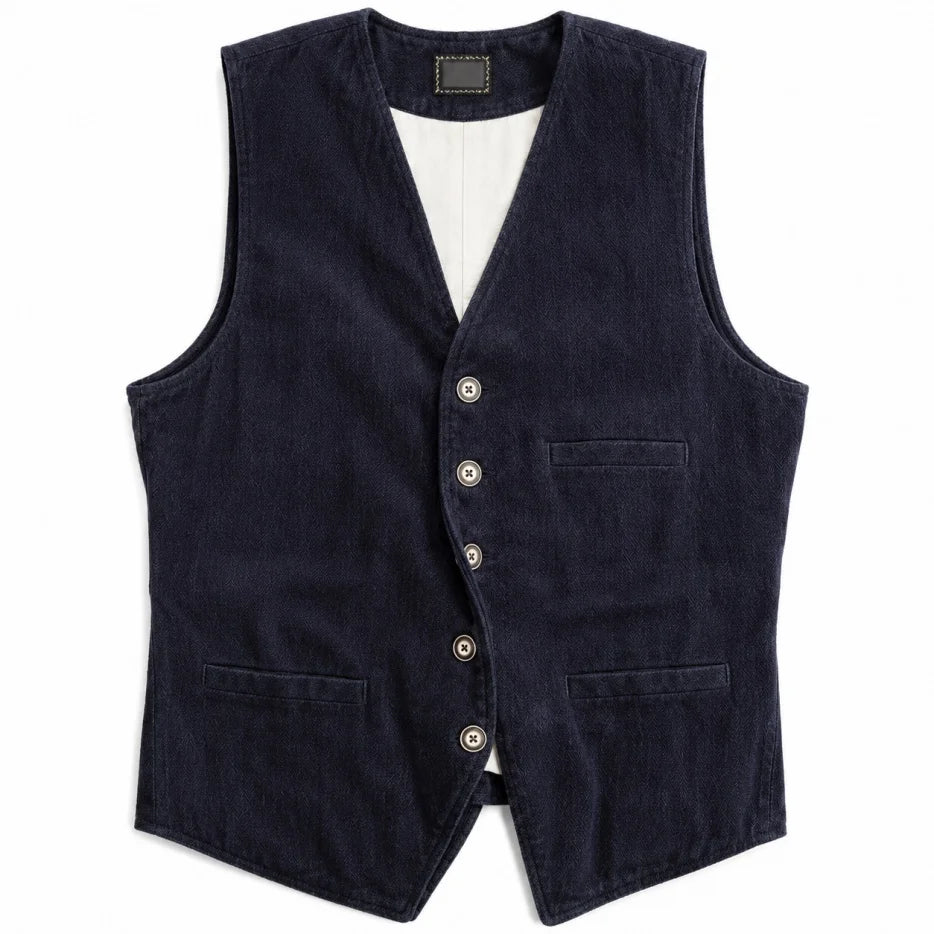 Mens Suit Vest Notched Corduroy Tweed Waistcoat Casual Formal Business Groomman For Wedding Green/Black/Green/Grey
