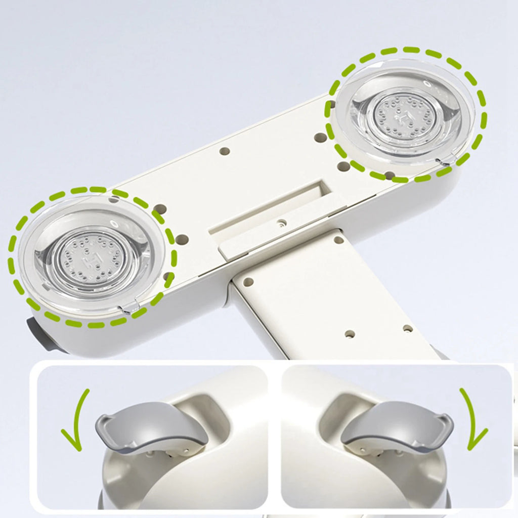 Baby Shower Stand Wall Mount Shower Handle Baby with Suction Cup Foldable Portable Bath Standing Stand for Boys Girls Newborn
