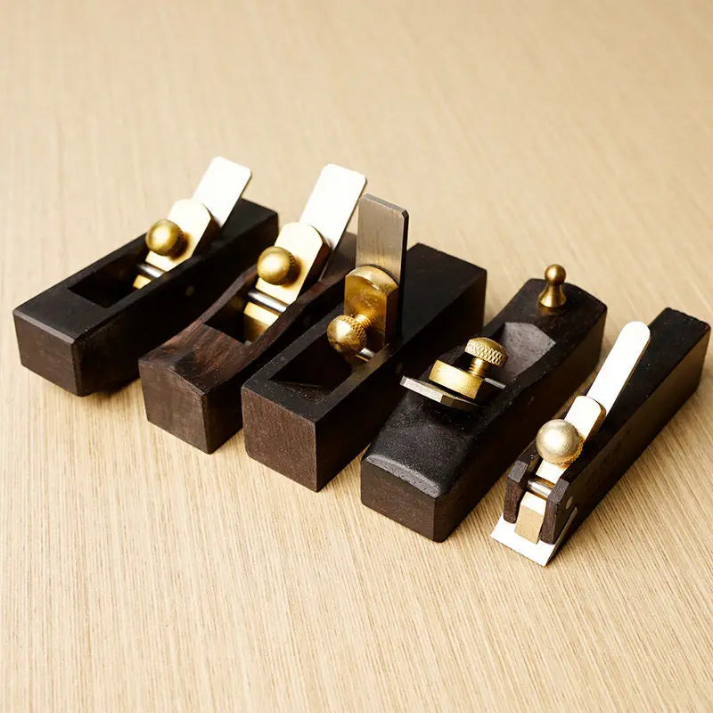 DIY Mini Hand Planes Carpentry Carpenter Ebony Joinery Woodwork Tools 5 Pcs Set or 1 Pcs Hand Planer