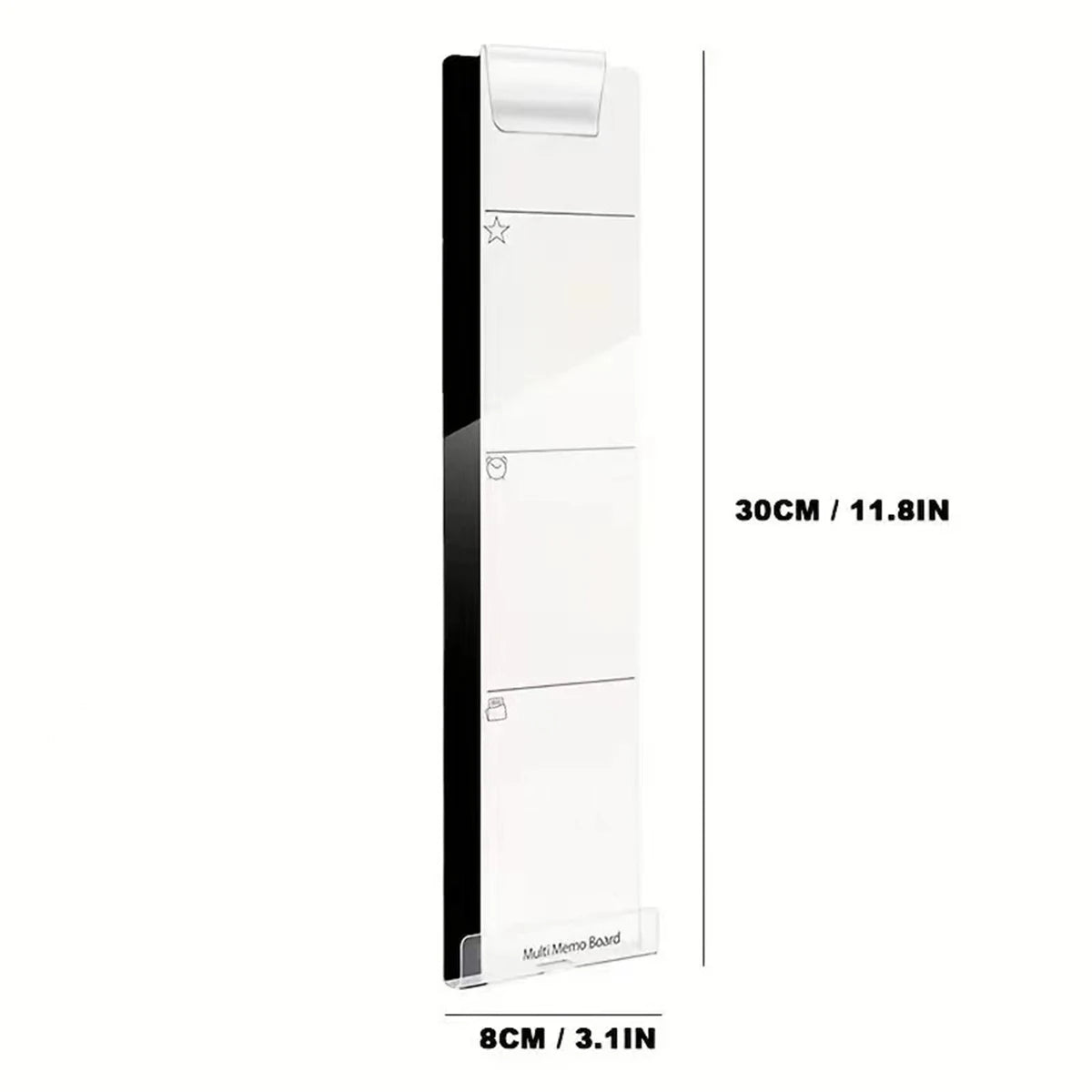 1pc Office Desk Accessories Computer Monitor Memo Board Desktop Supplies Sticky Note Message Holder Office Supplies Phone Holder