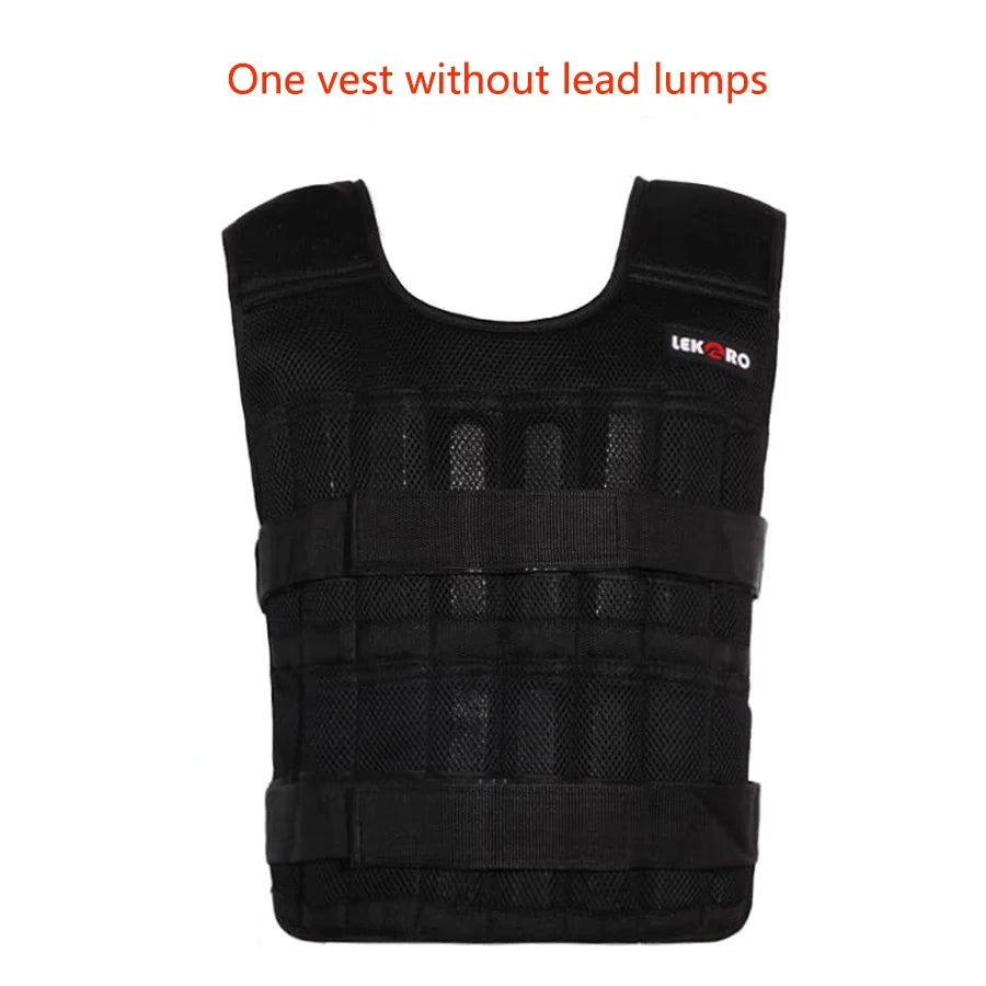 Men's Weight-bearing 20kg Vest Gym Weight-bearing Training Vest Adjustable Weight Vest Fitness Equipment Equipment Sports Vest