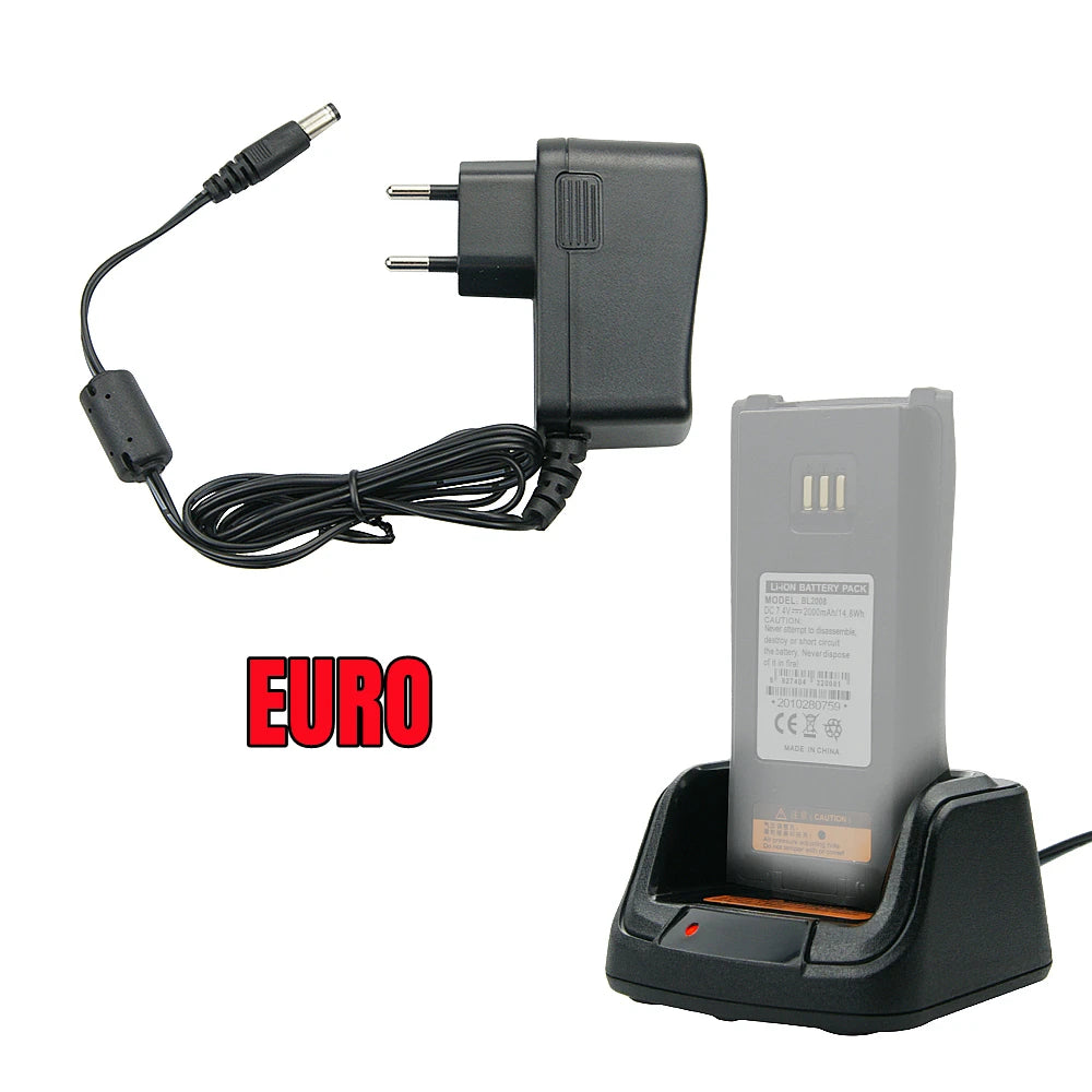 CH10A07 Desktop Battery Charger for Hytera PD405 PD500 PD502 PD505 PD562 PD565 PD580 PD602 PD605 PD782 Two Way Radio  Charger