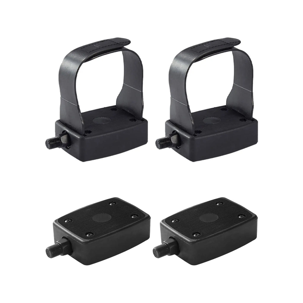 1 Pair Exercise Bike Pedal 1/2 inch Spindle Home Gym Non Slip Replacement Indoor Fitness Equipment Accessories
