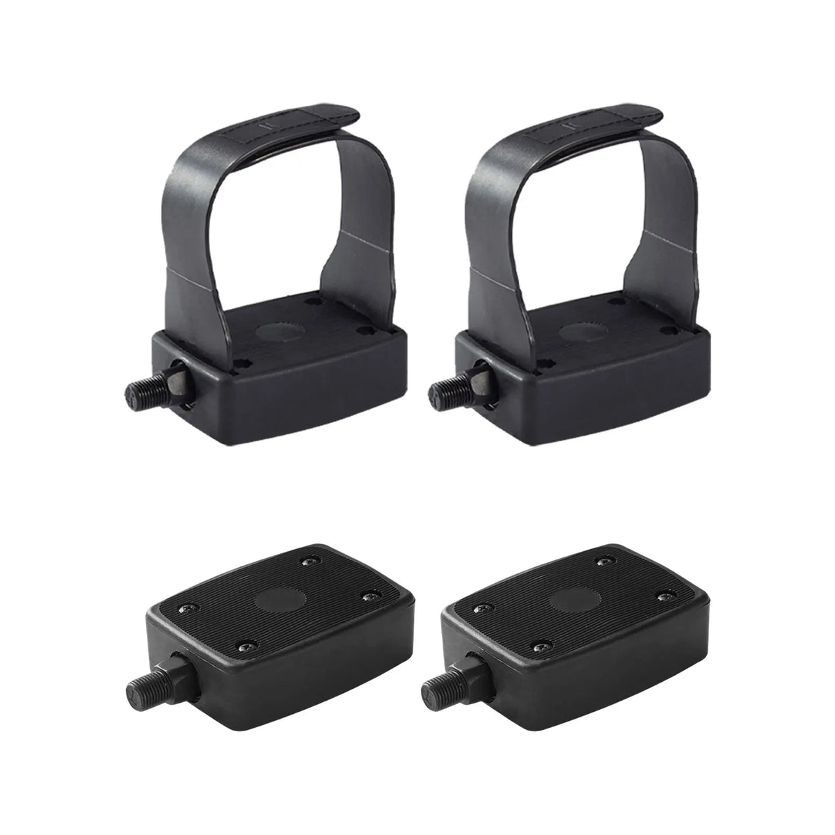1 Pair Exercise Bike Pedal 1/2 inch Spindle Home Gym Non Slip Replacement Indoor Fitness Equipment Accessories