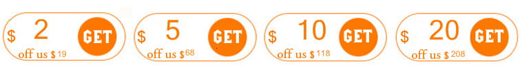 orange circular discount tags with white text showing dollar amounts and get offers for sterling silver black cz tennis bracelet 3mm