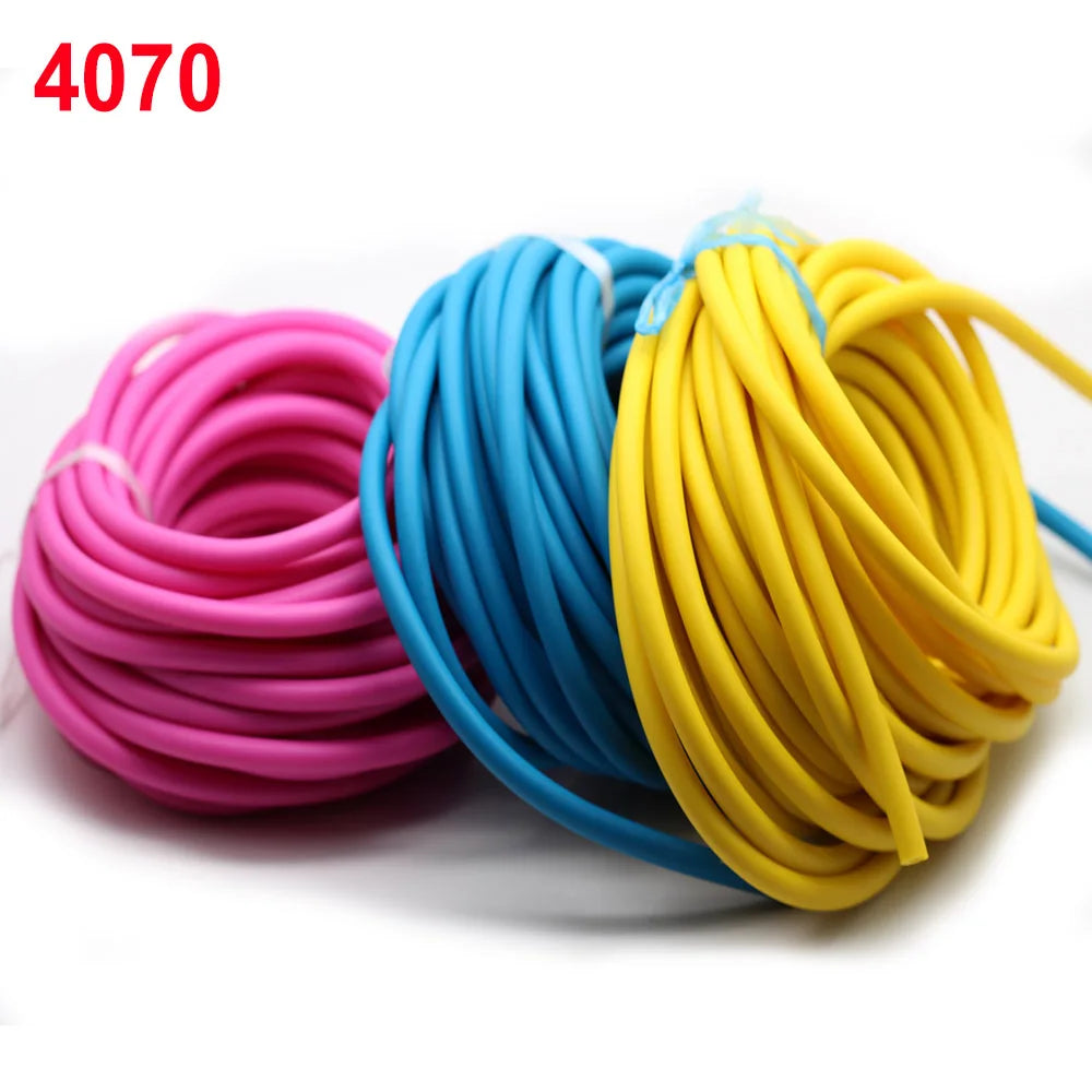Resistance Band 10M A Piece Size 3060 3070 4070 Natural Rubber Band Latex Tube Pull Rope  Tourniquet Rope  exercise bands