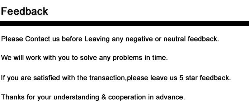 black text on a white background displaying customer feedback instructions for sterling silver zircon flower hoop earrings