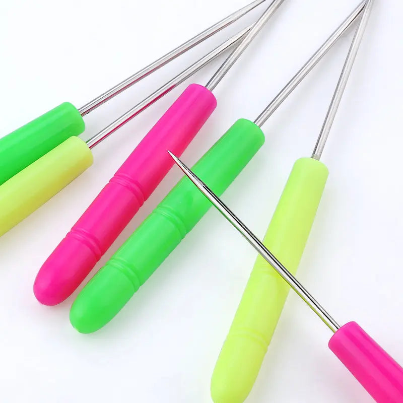 Stainless Steel Handle Awl Tools Beading Work Accessories Jewelry Making Tools Sewing Craft Supplies for Jewelry Making DIY