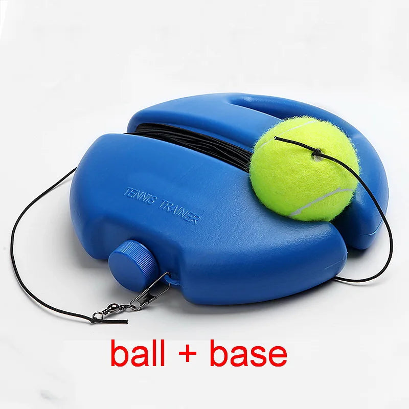 Solo Tennis Trainer Rebound Ball Exercise Tennis Training Machine Sparring Device Tool Accessories Tennis Practice Trainer