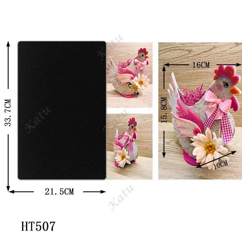 Easter chicken Cutting dies - New Die Cutting And Wooden Mold, Suitable For Common Die Cutting Machines On The Market.