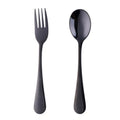 2Pcs Children Dinnerware Set Portable Student Fork Spoon Set Colorful Stainless Steel Tableware Reusable Child Food Quality
