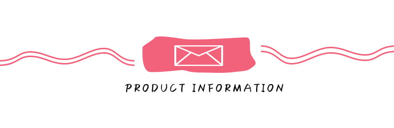 Pink envelope icon with white outline representing the beading awl tool stainless steel jewelry making needle.