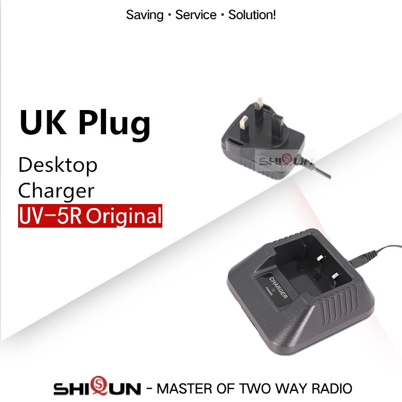 UV-5R Charger BF-F8HP Radio USB Charger Battery UV-5X3 Original UV-5RTP UV-5RA Walkie Talkie GT-5R Baofeng Accessories BF-F9 V2N