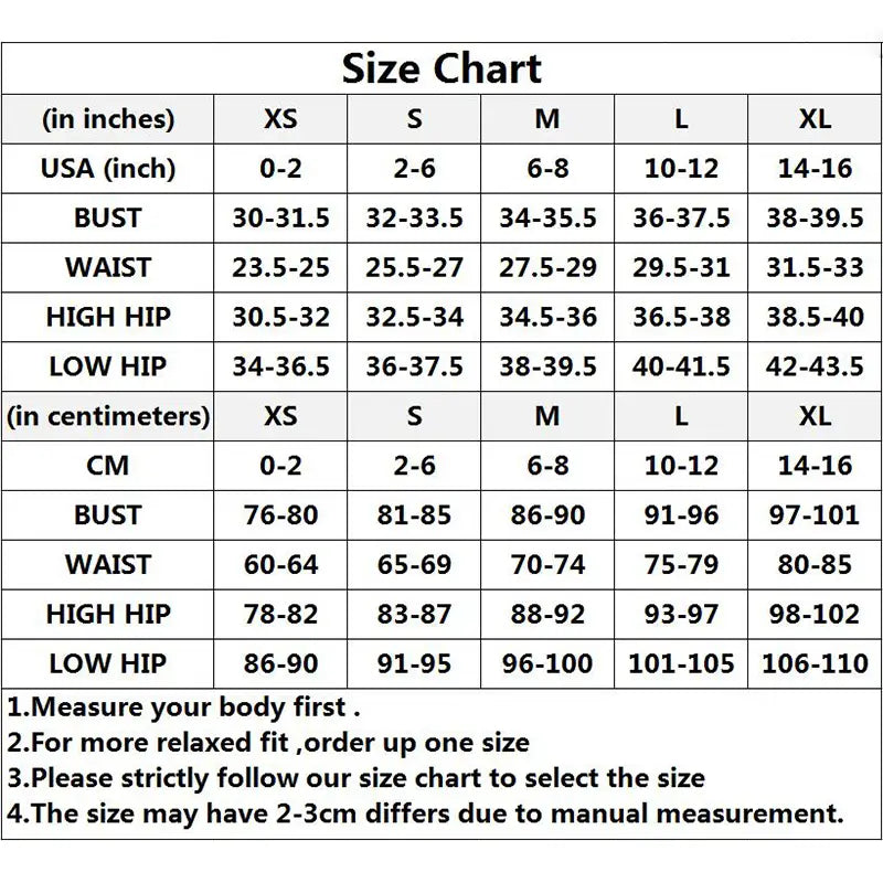 Guide des tailles pour la jupe midi bandeau pour femme, taille haute, style crayon, présentant des mesures en pouces et en centimètres, selon les tailles XS à XL.