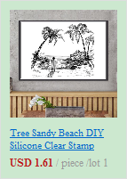 This image shows a diy silicone candy stamp with an intricate black palm tree and beach scene design on a translucent base, complementing the wedding champagne flutes gold heart toasting glasses set.