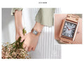 Fashion Guou Women Watches Top Brand Luxury Wristwatch Female Simple Clock Mesh Steel Lady Quartz-watch Montre Femme Relogio Fem