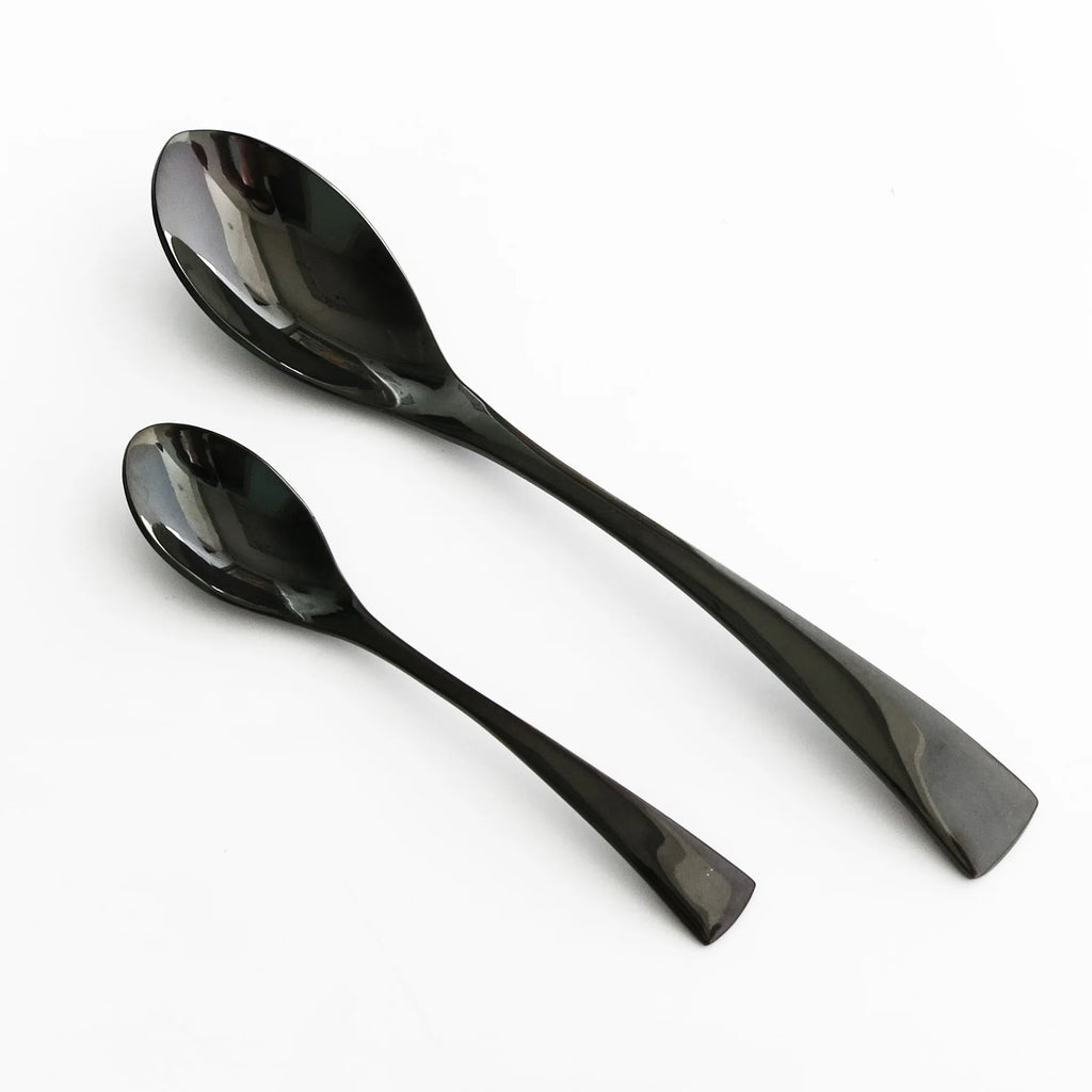 24Pcs/Set Stainless Steel Dinnerware Flatware Set Dinner Spoon Fork Knife Cutlery Set Tableware Set Service For 4 or 6