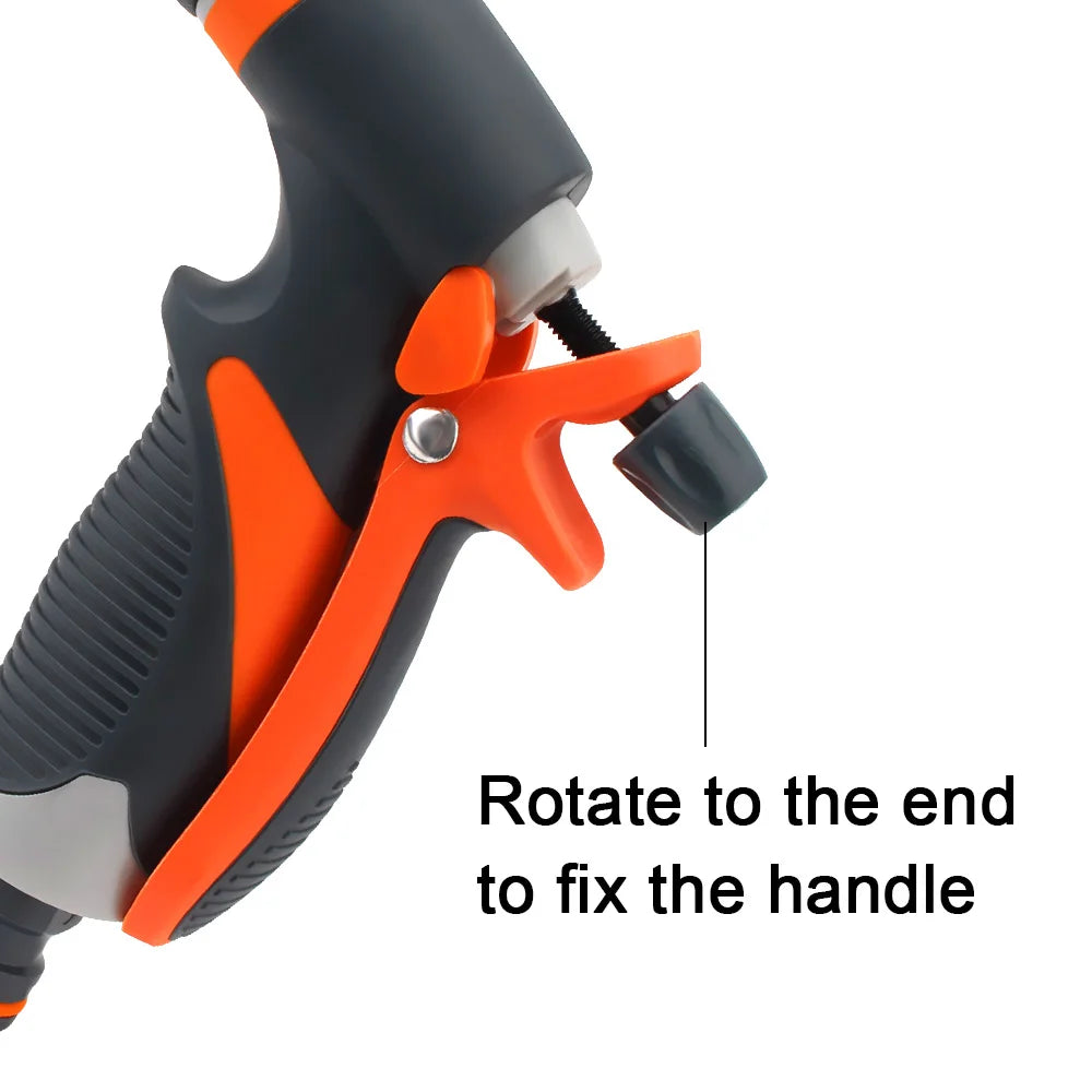 Lawn Spray Watering 8 Spray Modes Garden Tools For Garden Washing Car High Pressure Water Tool Adjustable Hose Sprinkle Nozzle