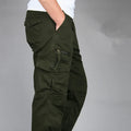 Men's Cargo Pants Tactical Multi-Pocket Overalls Male Sweatpants Combat Cotton Loose Long Trousers Army Work Straight Pants