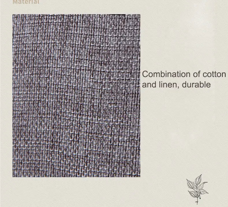 gray woven fabric made from a durable blend of cotton and linen for a foldable laundry basket used as storage baskets and foldable storage baskets